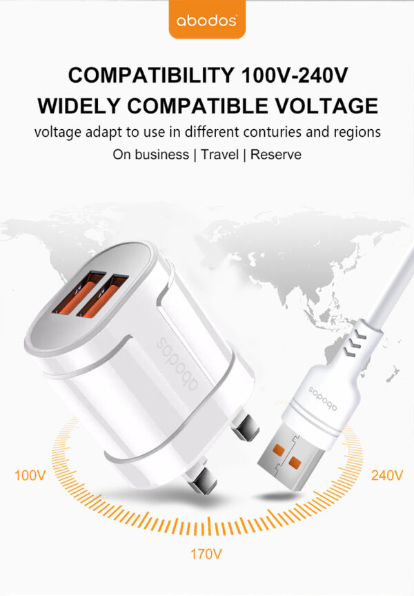 AS-CS31 UK Dual USB charging KIT