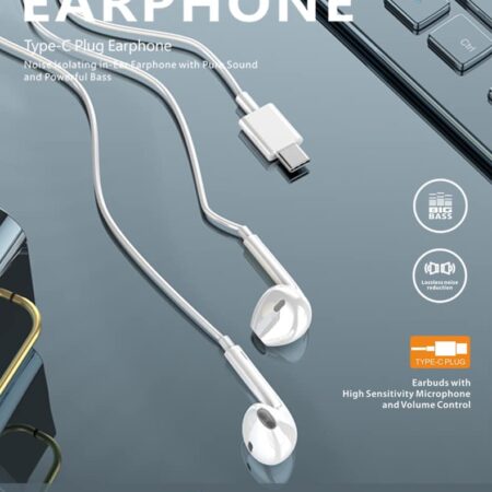 AS-ES517 Type-C plug-in earphone